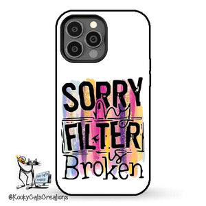 Filter Broken Cellphone Case