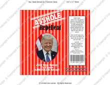 Trump Digital Asshole Repellent Label -  Instant Download (M218) Digital Air Freshener Graphics - PERSONAL USE Only