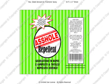 Inlaws Digital Asshole Repellent Label -  Instant Download (M230) Digital Air Freshener Graphics - PERSONAL USE Only