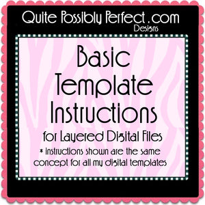 Photoshop Template Instructions