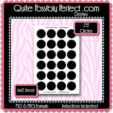 Candy Label Preview 4 Template Set - Instant Download PSD and PNG Formats (Temp530) Digital Bottlecap Collage Sheet Template