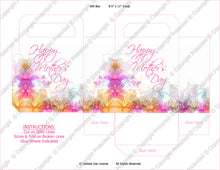Digital Mother's Day Handle Gift Box  -  Instant Download (M172) Digital Party Graphics - PERSONAL USE Only