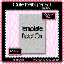 Bottle Cap Template Add-On Circle of Dots - Instant Download - PNG Format (TAO3) Digital Bottlecap Collage Sheet Template Designer Tools