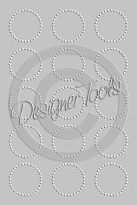 Bottle Cap Template Add-On Circle of Dots - Instant Download - PNG Format (TAO3) Digital Bottlecap Collage Sheet Template Designer Tools