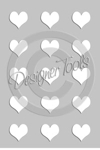 Bottle Cap Template Add-On Center Hearts - Instant Download - PNG Format (TAO5) Digital Bottlecap Collage Sheet Template Designer Tools