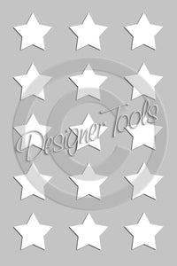 Bottle Cap Template Add-On Star Centers - Instant Download - PNG Format (TAO7) Digital Bottlecap Collage Sheet Template Designer Tools