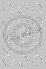Bottle Cap Template Add-On Thin Rings - Instant Download - PNG Format (TAO8) Digital Bottlecap Collage Sheet Template Designer Tools