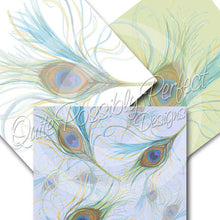 Peacock Feather Digital Paper Pack Instant Download (DGP120) Peacock Feathers for Scrapbooking, Collage Sheets,Greeting Cards, Bottle Cap