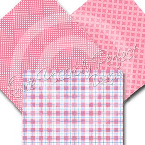 Baby Girl Digital Paper Pack Instant Download (DGP126) Baby Girl for Scrapbooking, Collage Sheets,Greeting Cards, Bottle Cap