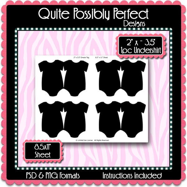 XL Baby T-Shirt Tag Template Instant Download PSD and PNG Formats (Temp483) Digital Bottle Cap Collage Sheet Template