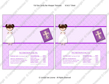 Digital Communion Girl 2 Candy Bar Label  -  Instant Download (M148) Digital Party Graphics - PERSONAL USE Only